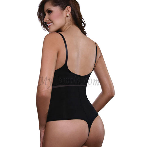 Slimming Latex Bust Lifting Thong Body Shaper